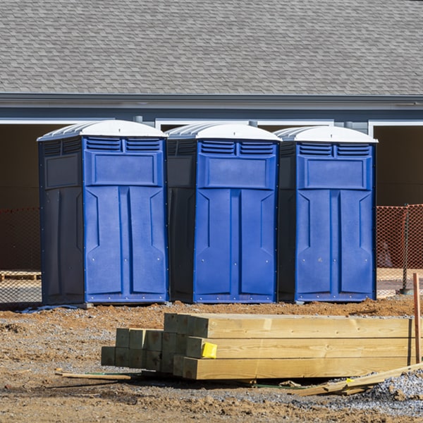 what is the maximum capacity for a single porta potty in Fairview Heights